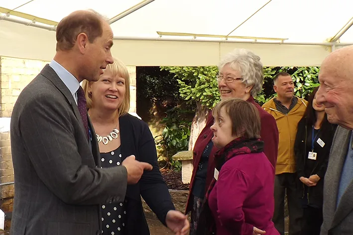 Landmark visit by Earl of Wessex
