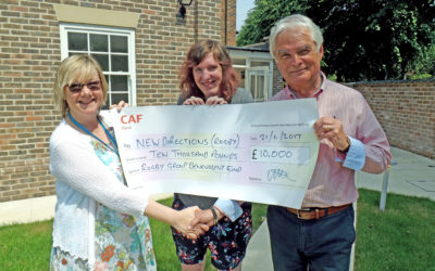 £10,000 Donation From Rugby Group Benevolent Fund