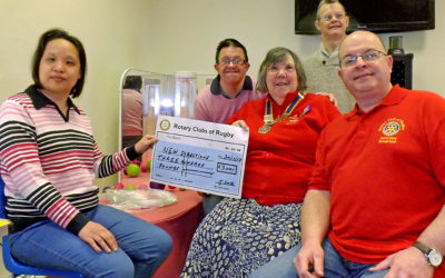 Rugby Rotary Breakfast Club Donation
