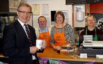 MP Mark Pawsey Visits Moriarty’s Café