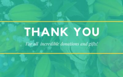 Heartfelt Thanks For All The Donations