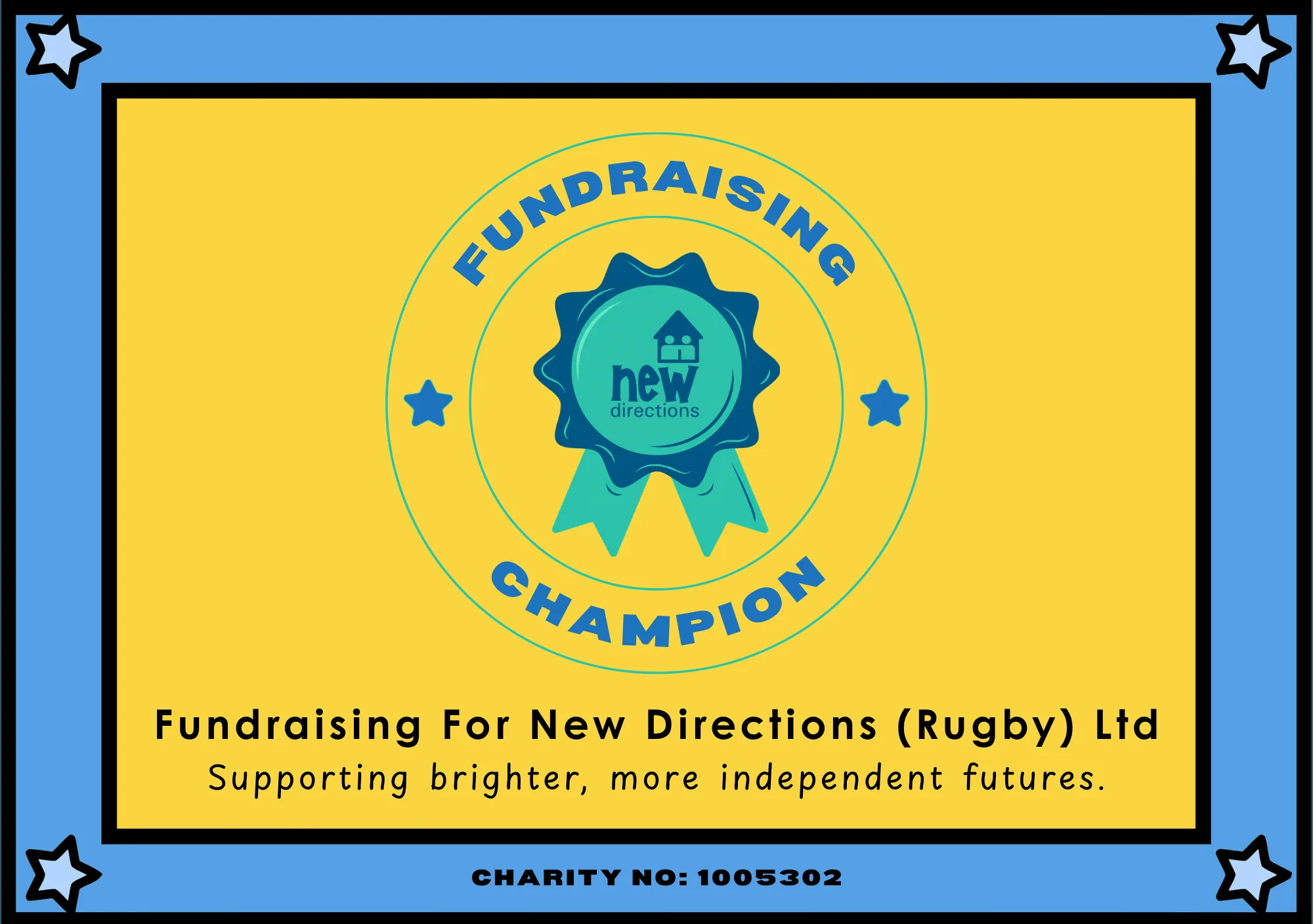 New Directions Fundraising Champion